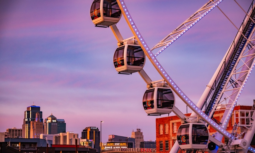 Image 1: Iconic KC Wheel & Pennway Putt – Panoramic Views & Mini Golf in KC