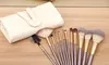 Ivory Makeup Brush Set with Traveling Case (12 Piece)