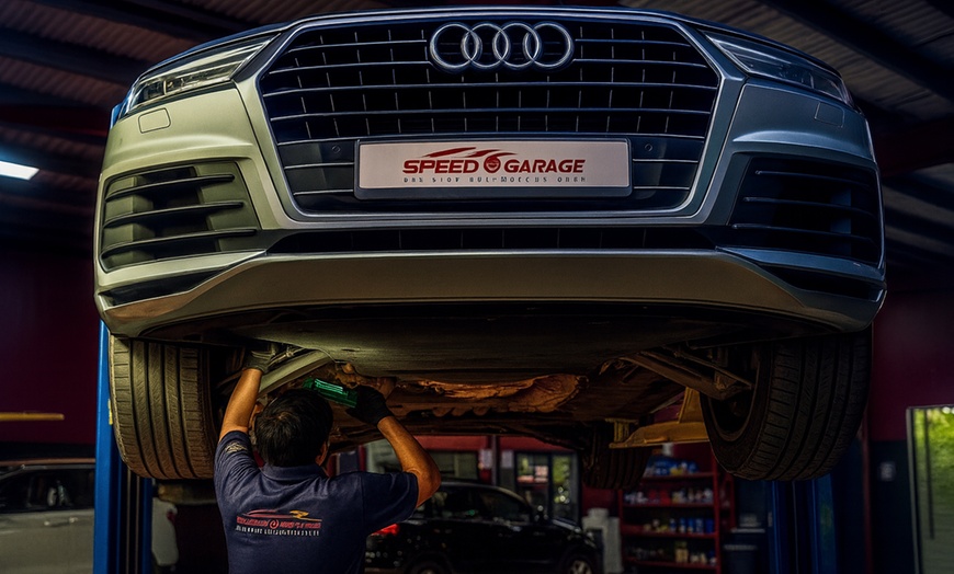 Image 1: Keep Your Car Running Smooth: Oil Change + AC Health Check 