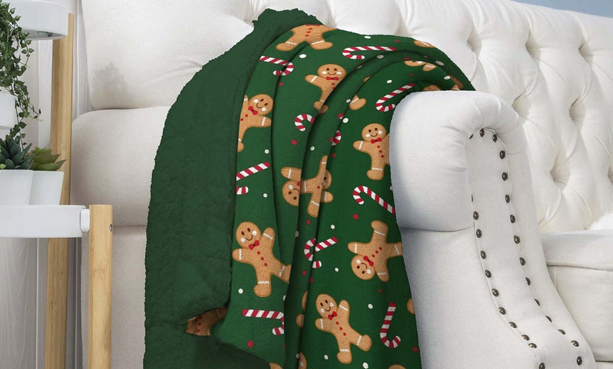 Image 3: Sherpa-Kuscheldecke