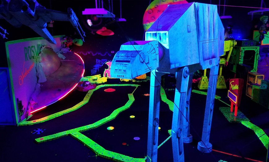 Image 2: 18-Hole Mini-Golf, 3-D Glasses & Unlimited Arcade Play for 1-4 People