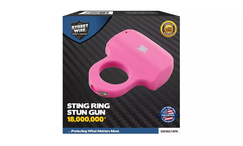 Streetwise Security Tactical Sting Ring 18M Volt Stun Gun