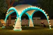 Swing & Harmonie LED-Event Pavillon „DomeShelter“ in der Farbe nach Wahl, inkl. Versand - Second Medium