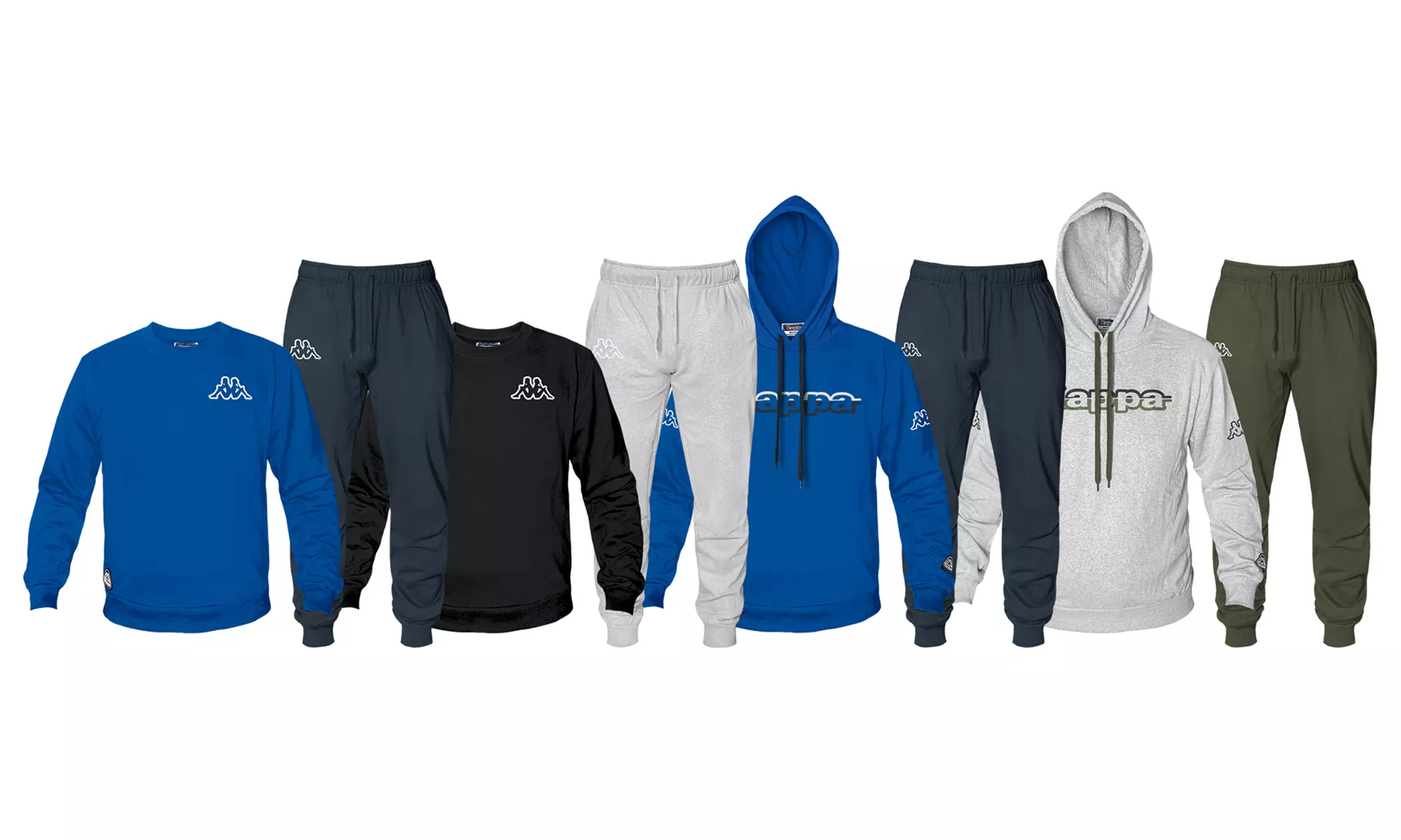 Tuta uomo Kappa in cotone leggero