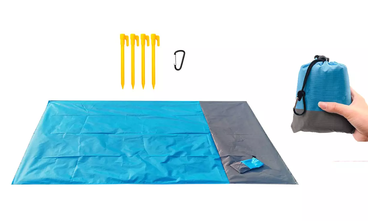 Oversized Lightweight Beach Mat Portable Picnic Blankets Sand Proof Mat