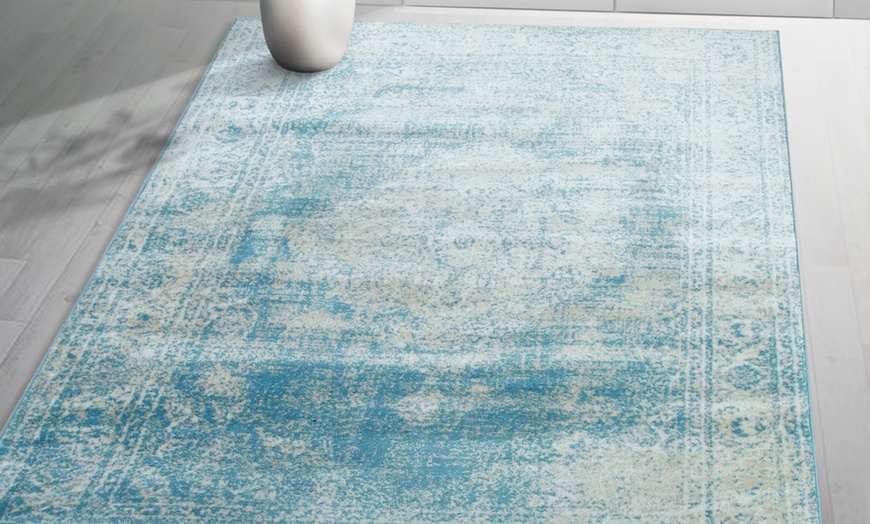 Image 8: A2Z Santorini Medallion Rug