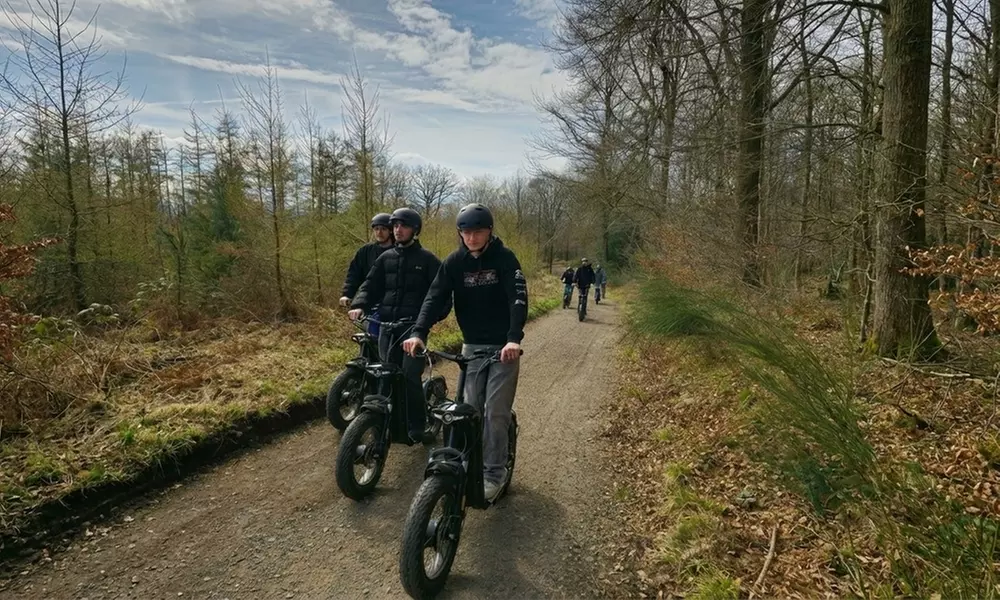 Traversez 3 pays en trottinette électrique tout-terrain