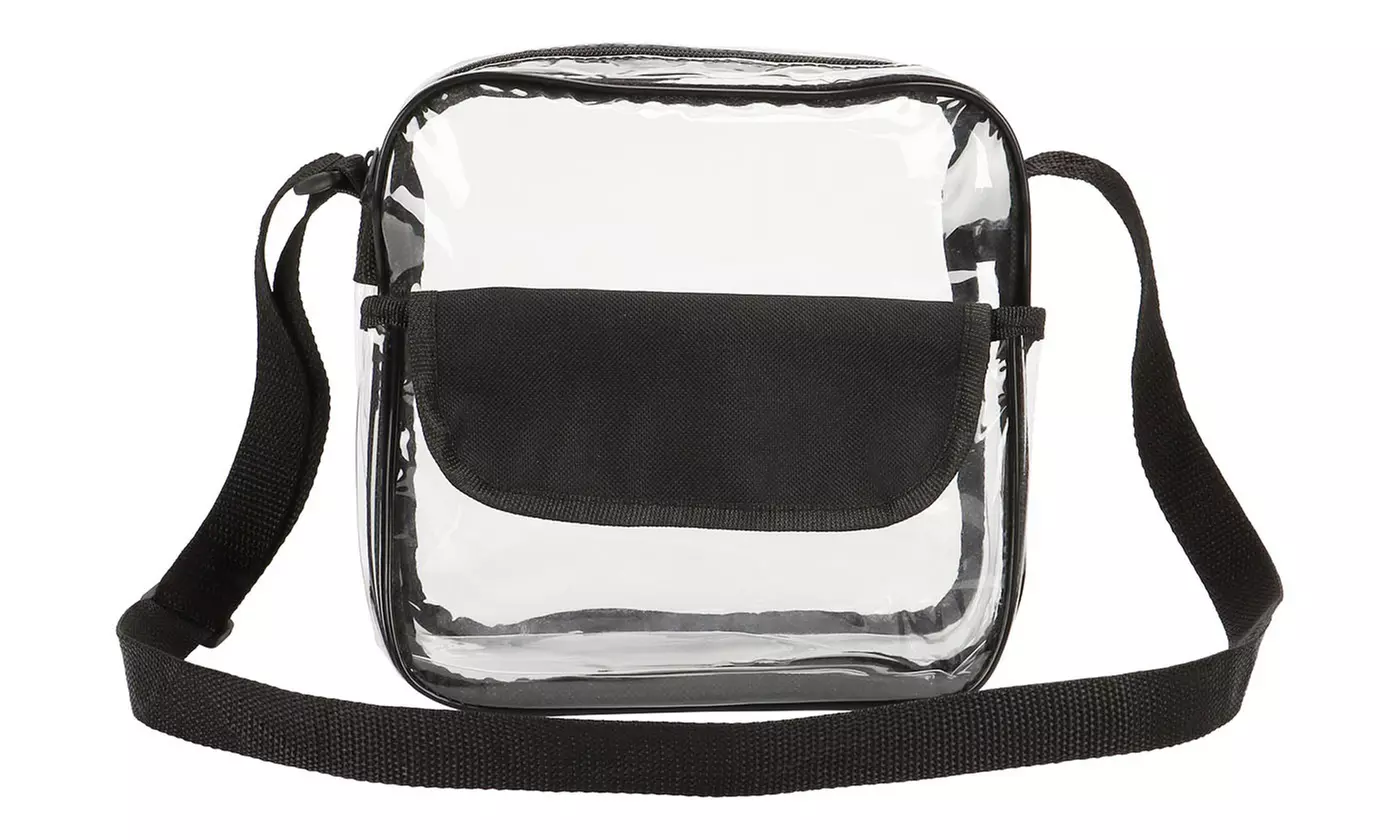 Clear Messenger Bag Cross Body Stadium Approved Transparent Bag