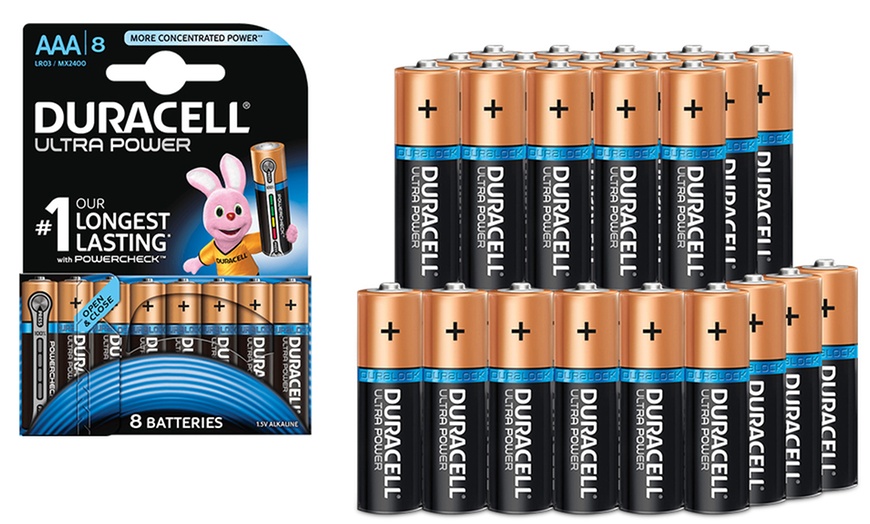 Image 3: 1 à 5 lots de 8 piles Duracell, modèle AA et/ou AAA au choix