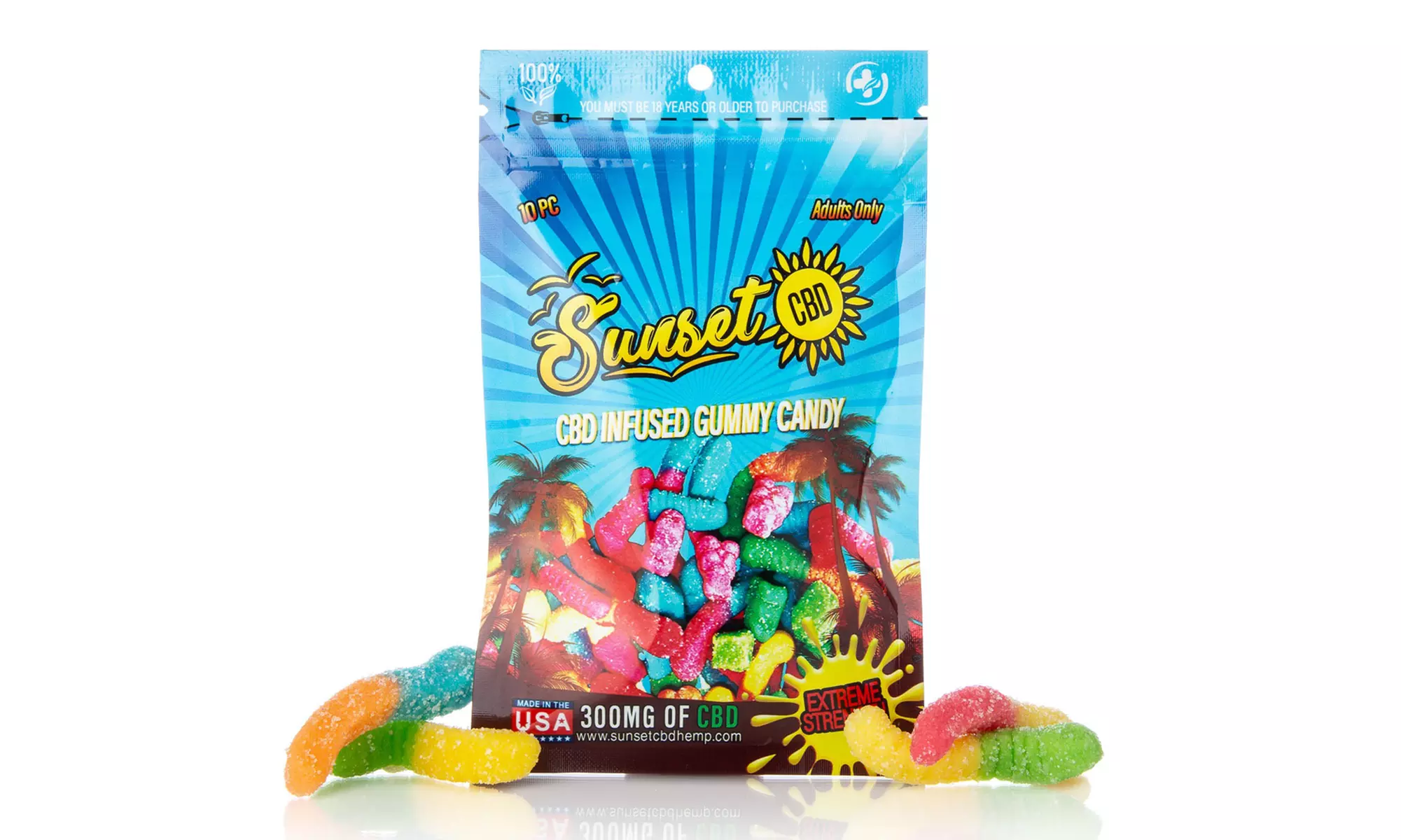 Groupon Exclusive High Potency CBD Infused Gummy Bundles (Kangaroo & Sunset)