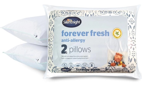 Silentnight Unisex Rust Forever Fresh Anti-Allergy Pillows