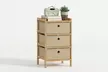 HOMCOM Chest of Drawers Dresser with Bamboo Frame - Image 2