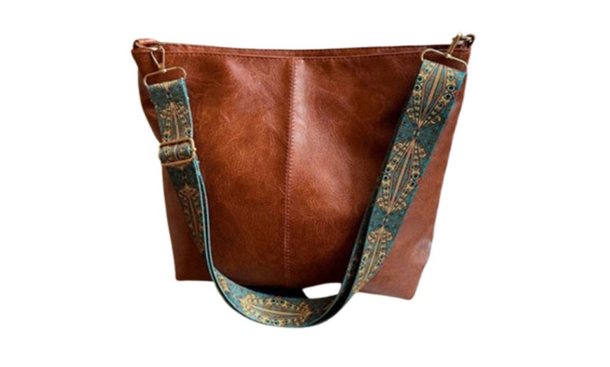 Image 7: PU Leather Shoulder Sling Bag