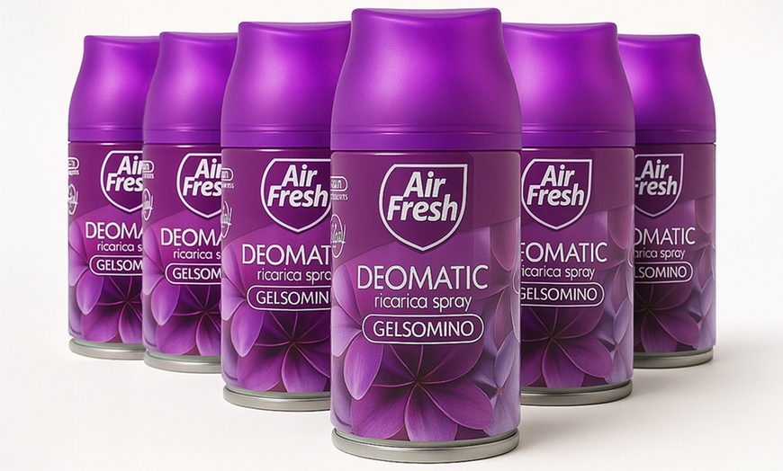 Image 7: Pack di 6 ricariche di ambientatore spray Air Fresh Deomatic
