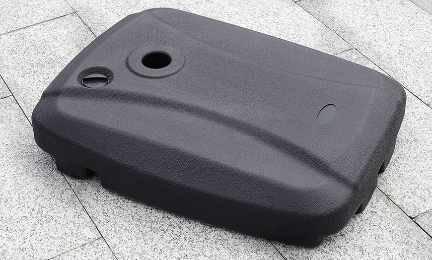 Image 22: 3M Cantilever Parasol with Base 