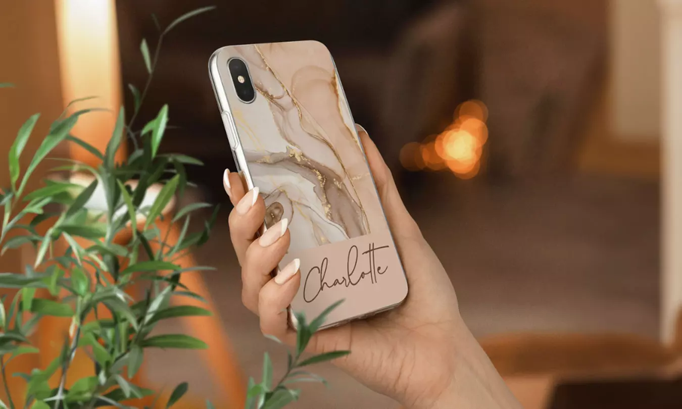 Personalisierbare Handyhülle mit Foto für verschiedene Smartphones