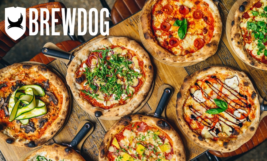 Image 1: Cheer with BrewDog Pizza With Flight or Pints Of Beer, or Cocktails 