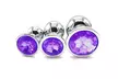 Stainless Steel Stimulation Anal Plug Anal Sex Toys Adult Game for Couples - Second Medium
