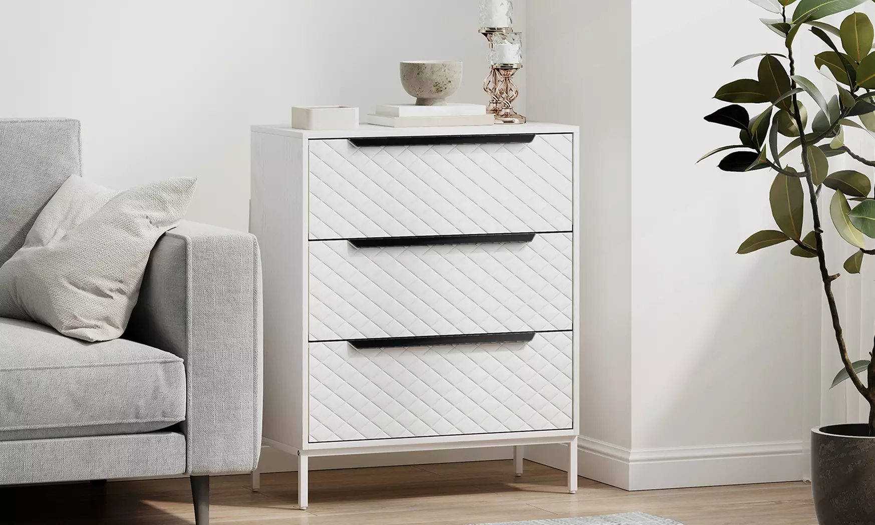 HOMCOM Fabric Drawers