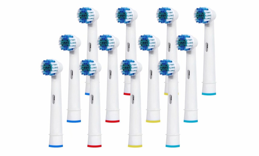 Image 2: 12 Pack Replacement Brush Heads for Oral B Electric Toothbrushes