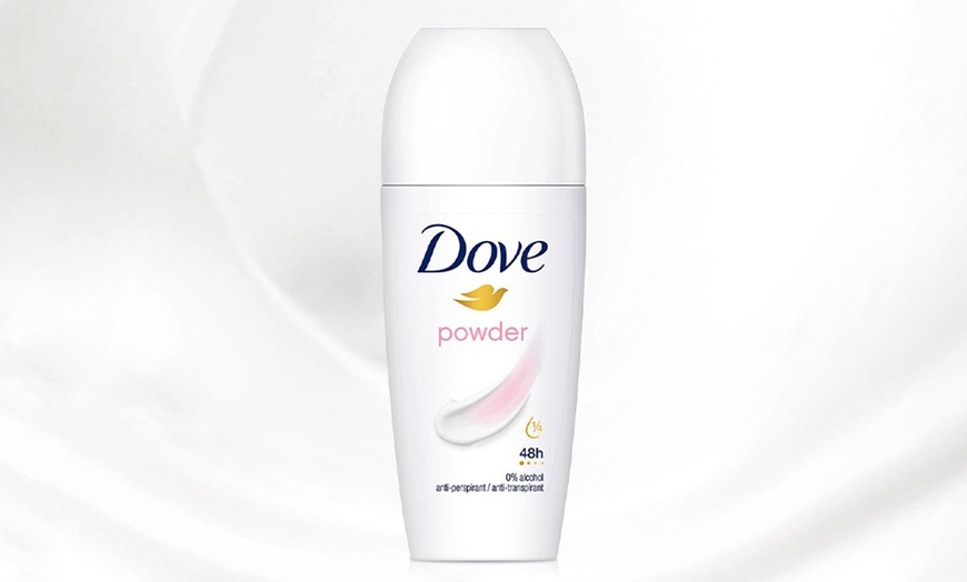 Image 5: Six Pack of Dove Classic, Powder Fresh Roll Anti-Perspirant 50ml 