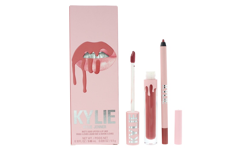 Image 4: Kylie By Kylie Jenner Matte Lip Kit 2-Piece Gift Set Collection