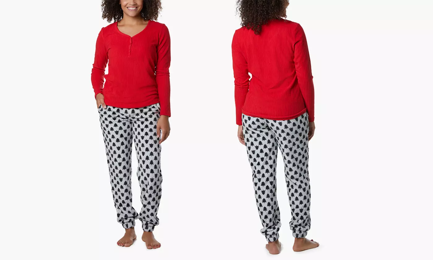 Muk Luks Women's Cabin Fever Sleep Set (Size S) - Primary Image