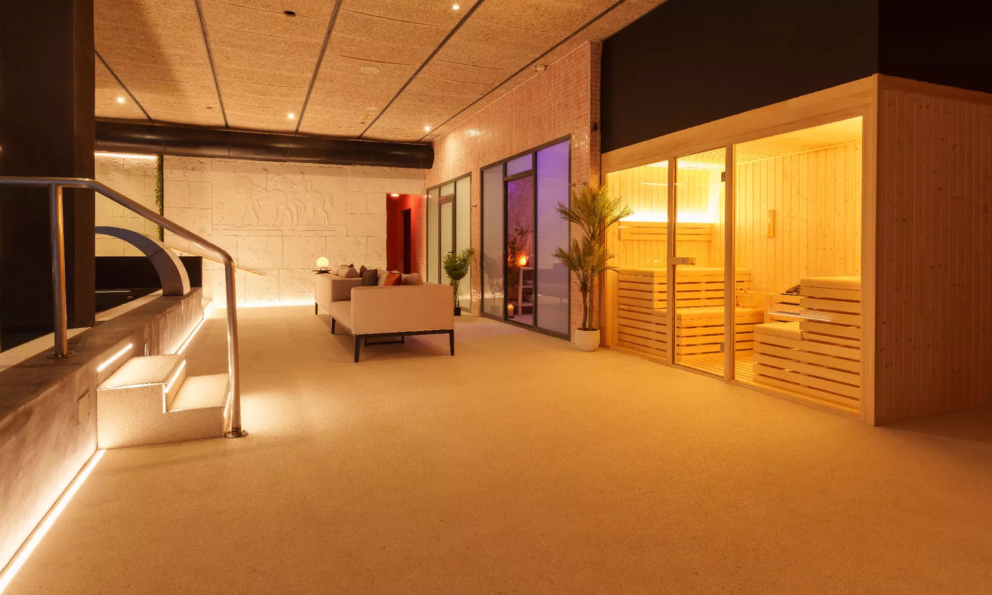 Circuito spa 90 min con masaje, cava o rituales para 1 o 2 personas