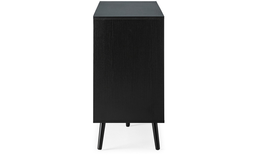 Image 11: Buffet Lluvia à 3 portes effet scié et design minimaliste