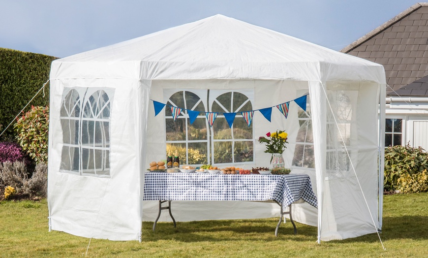 Image 1: Hexagon Party Tent 