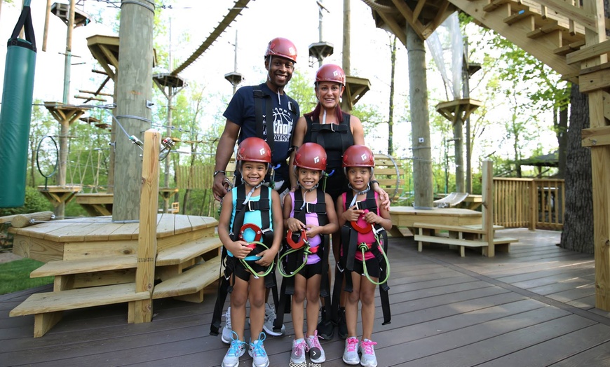 Image 5: Zipline Adventure & Obstacle Park in Stevens, PA | Refreshing Mountain