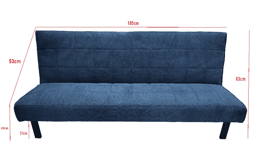 Image 4: DS Living Tivona 2 Seater Sofa Bed
