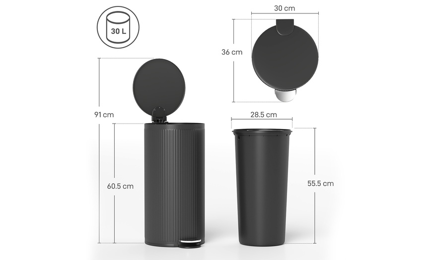 Image 12: HomCom Kitchen Bin Selection