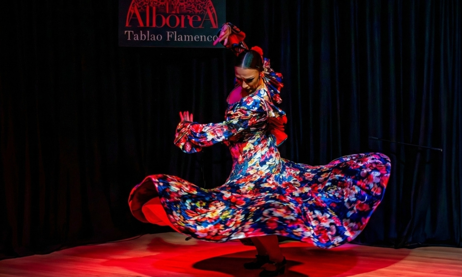 Espectáculo de flamenco en directo con cante, baile y guitarra