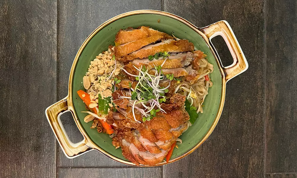 Thailändisch-japanisches 4- oder 5-Gänge-Menü für 2 oder 4 Personen