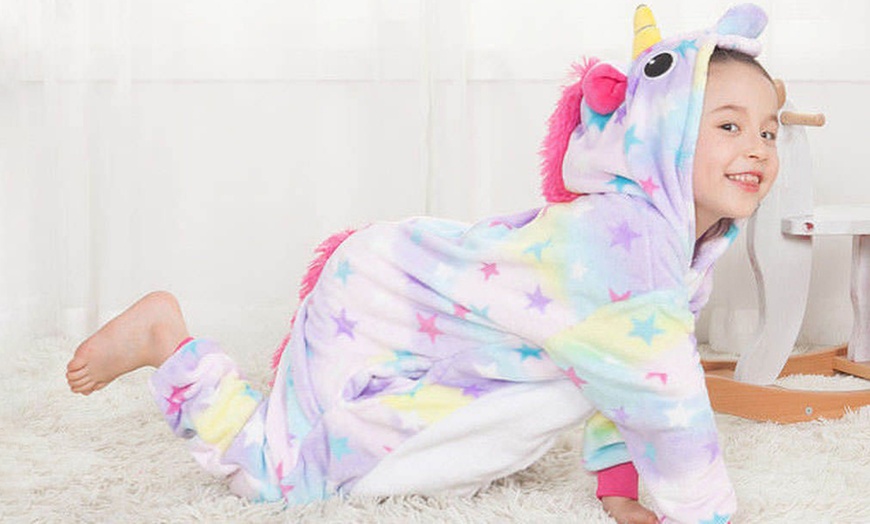 Image 6: Kids' Unicorn Onesie