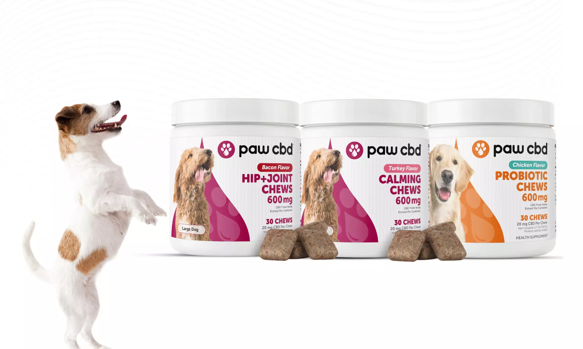 CBD Hip & Joint Dog Soft Chews For Enhanced Mobility 600MG from cbdMD