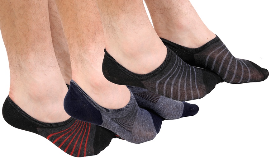 Image 3: Men's Invisible Trainer Socks