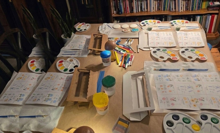 Image 2: Edible Cookie Decorating and Paint and Sip for One, Two, or Ten People