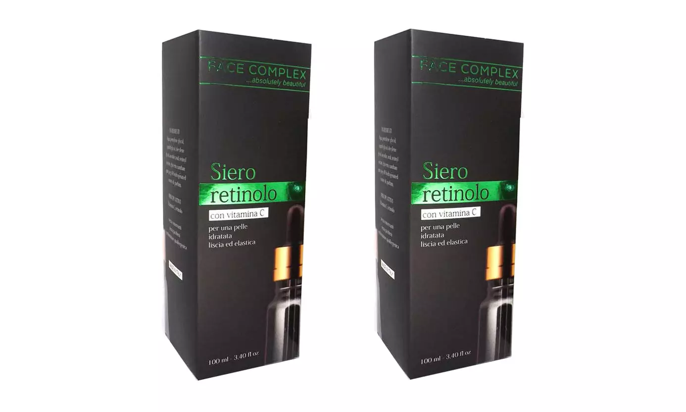 Sieri viso effetto botulino, vitamina C e retinolo di Face Complex