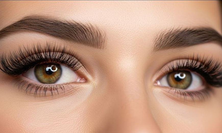 Image 1: Rehaussement de cils avec teinture ou extension de cils