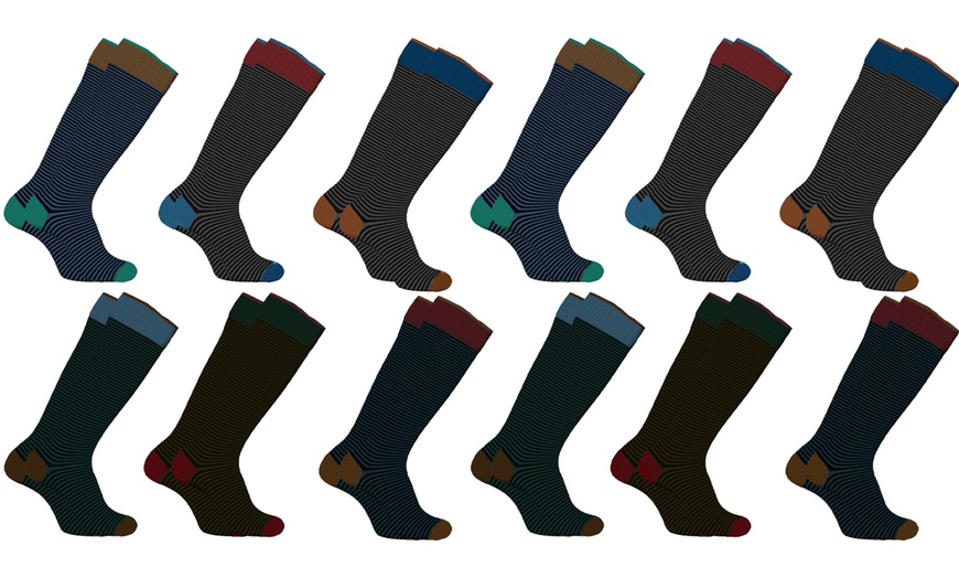 Image 10: Lot de 6 ou 12 chaussettes longues 39-46 Enrico Coveri