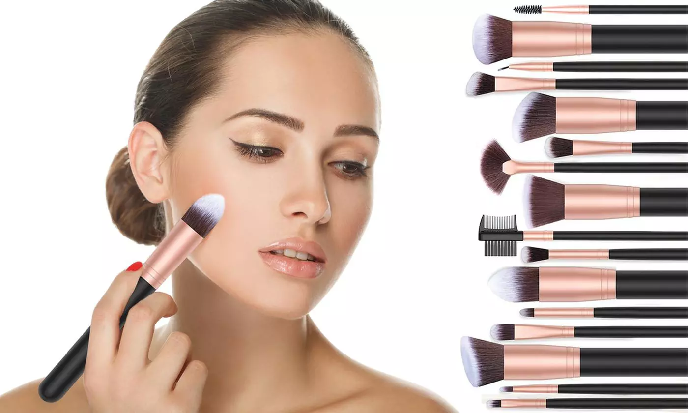 Pure Original Kabuki and Precise Makeup Brush Set (16-Piece) - Primary Image