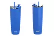 Asobu Aqualina 20oz Insulated Tumbler Water Bottle with Leakproof Lid and Straw - Second Medium