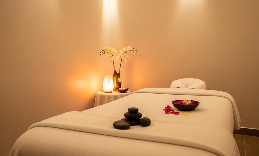 Image 1:  Choose Your Escape: 45-Min Massage or 75-Min Pure Bliss