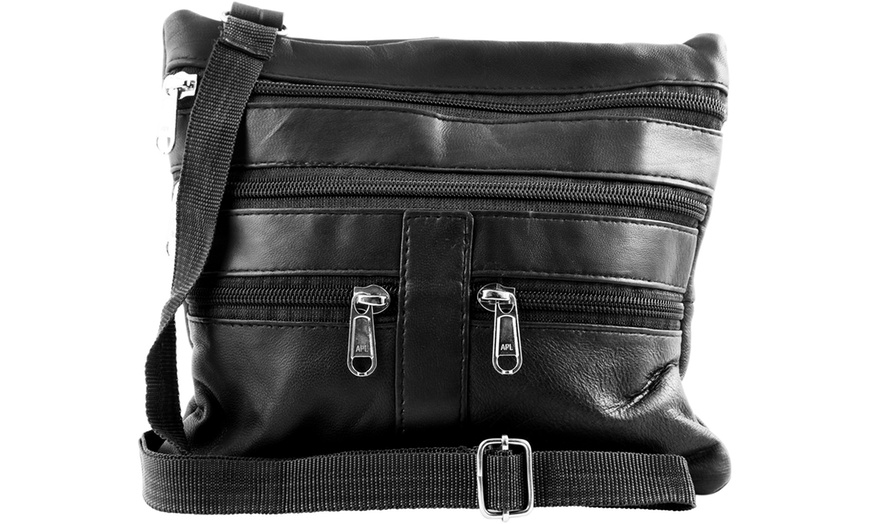 Image 16: 1x oder 2x Steinmeister Unisex-Handtasche aus Leder