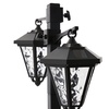 Image 6: One or Two 1.4m Twin-Head Solar Warm White LED Lamp Post Lights