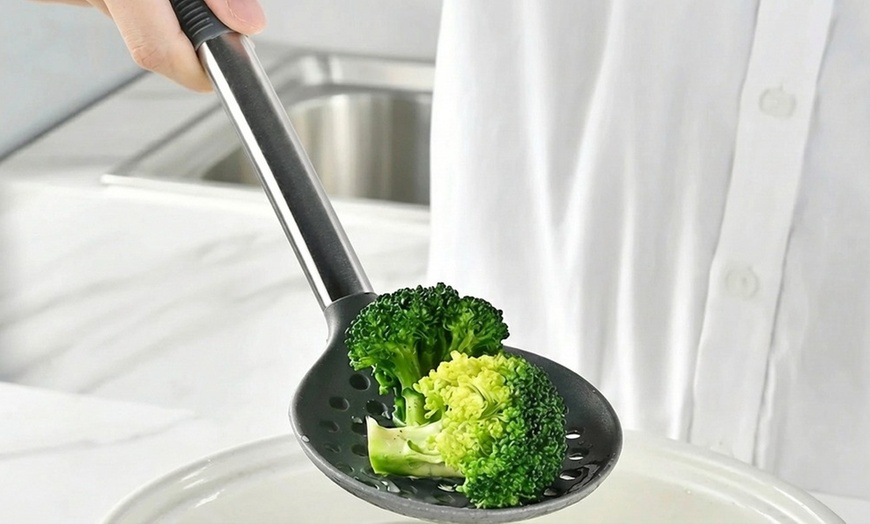 Image 17: Set d'ustensiles de cuisine en silicone 12 pièces avec support