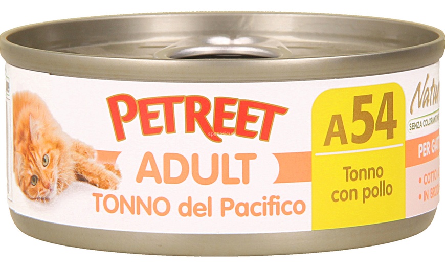 Image 22: Box Petreet per gatti con 60 scatolette da gusti misti