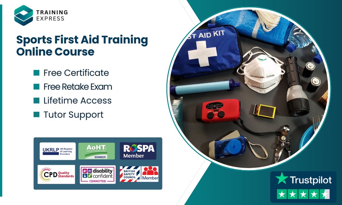 Sports First Aid Training Online Course or Lifetime Membership & More
